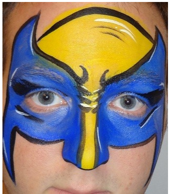 wolverine face painting entertainer custom face painter entertainment decor greenville sc anderson sc spartanburg sc upstate sc bruce unlimited designs